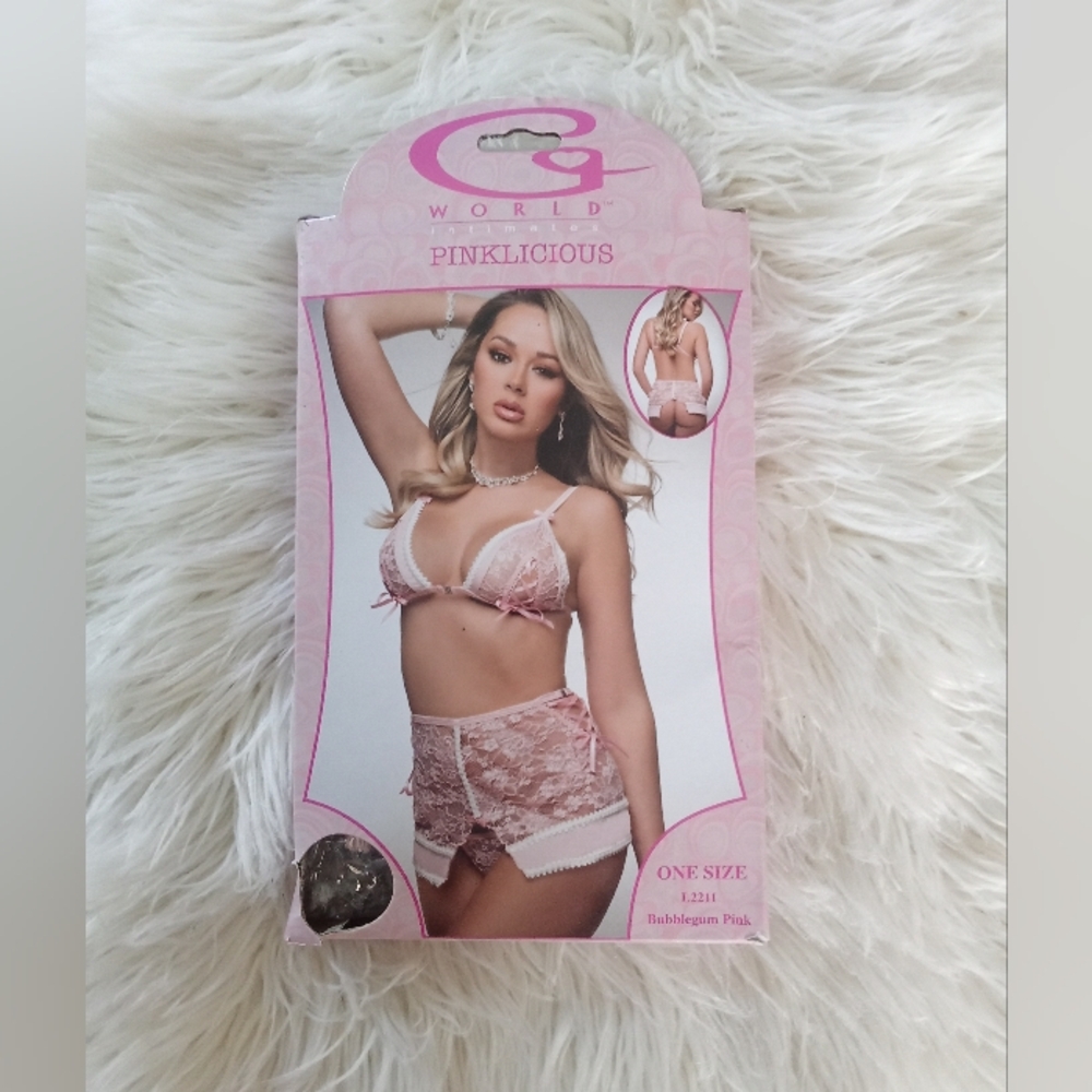 Pinklicious Lace Bra Set Gworld Intimates